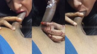 Bibi Dewasa Merekam Aksi Ngentot Mulutnya Menghisap Kontol Muda