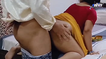 Bos Ganas Menghajar Payudara Besar Bidadari India Di Pesta Pribadi Dengan Lantunan Hindi