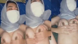 Hijab Penutup Muka Putih Yang Bikin Geli Dan Pengen Dicolek