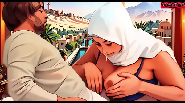 Perempuan Berhijab Dalam Anime Menggoyangkan Payudaranya Di Atas Alat Vital Saya