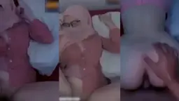 Jilbab Pink Berkacamata Bikin Geger Di Twitter, Netizen Heboh Lihat Sensualitasnya!