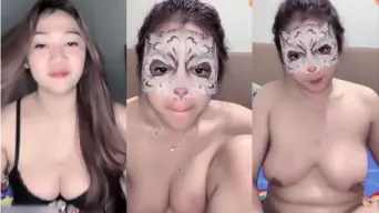 Aksi Hot Miss Azkia Bugil Live Dengan Lingerie Menggoda