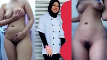 Renata Colmek Hijab Sembur Deras 05