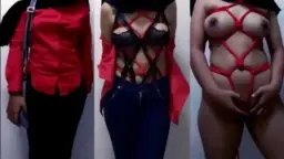 Mahasiswi Berjilbab Tampil Di Kampus Dengan Tali Pengikat Sensual Bdsm