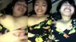 Ceweknya Merintih Kesakitan Saat Digenjot Di Dalam Mobil, Suaranya Bikin Makin Bernafsu.