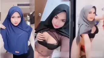 Tiktok Miftahul Husna, Hijabnya Basah Kena Keringat, Gerakannya Bikin Ngilu