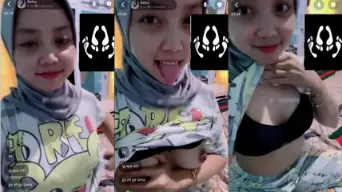Vcs Belva Hijab, Toket Montok Diremas-remas Sampe Melet.