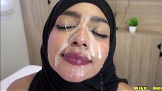 Cewek Hijab Abg Digocok Keras Sampai Banjir Mani