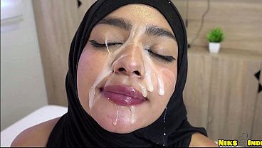 Cewek Hijab Abg Digocok Keras Sampai Banjir Mani